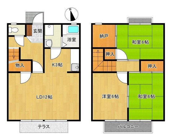 今村ハイエリーナの物件間取画像